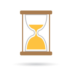 hourglass icon- vector illustration