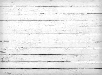 Black and white texture of blank wooden planks