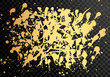 © milaart17 - Set of gold splash on black background vector illustration
