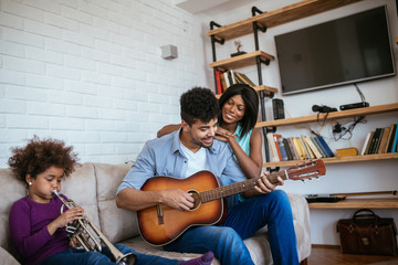 Wall Mural - Happy musical days