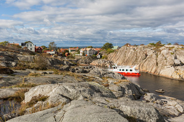 Sticker - Landsort, old fishing village in Stockholm archipelago.