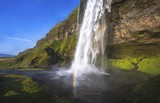 Fototapeta Tęcza - The most famoust Icelandic waterfall - Seljalandsfoss