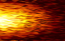 Fire Flame. Abstract Vector Wave Background