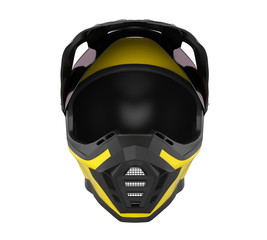 Sticker - Motocross Helmet Isolated