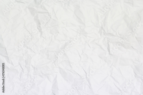Plakat Biały papier pomarszczona tekstury lub tła dla swojego projektu