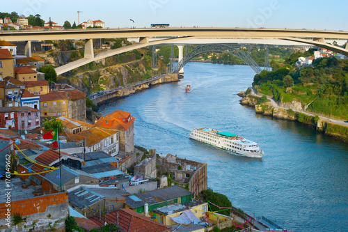 Cruise ship. Douro river. P...