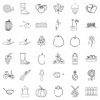 © ylivdesign - Growth icons set, outline style