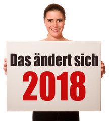 Wall Mural - Das ändert sich 2018