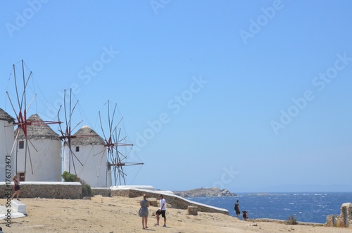 Zdjęcie XXL Zestaw greckich wiatraków