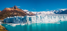 Panorama Of Glacier Perito Moreno In Patagonia