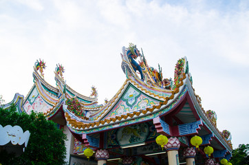 Wall Mural - The Art on the wall They is the God of the miao Lin siao East Asia Phra Nang to Silla rule ngalin the mighty.