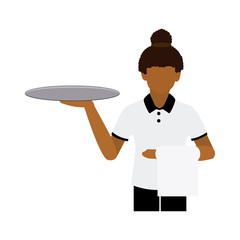 African Waitress