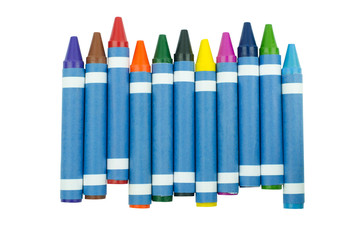 Wall Mural - Crayon Wax Pencil Isolated on White Background