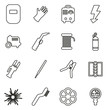 © Bakai - Welding Icons Thin Line Vector Illustration Set