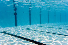 Underwater Shoot Of Swimming Pool