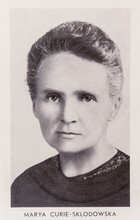 Portrait Of The Scientist Marie Curie