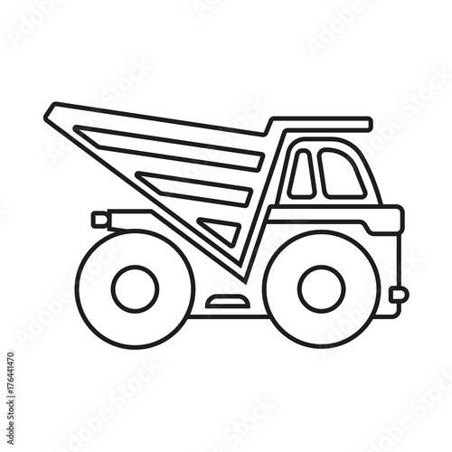Free Free Dump Truck Outline Svg 646 SVG PNG EPS DXF File