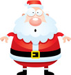 Surprised Cartoon Santa Claus