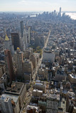 Fototapeta Nowy Jork - Skyline New York City Manhattan USA US Sky