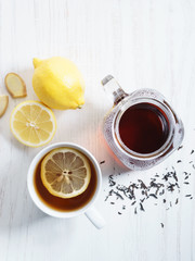 Wall Mural - lemon tea