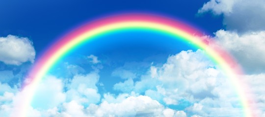 Wall Mural - composite image of composite image of rainbow
