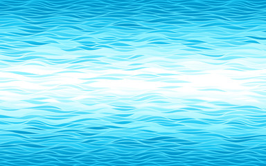 Wall Mural - blue waves background