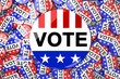 © vectorfusionart - Composite image of vote button