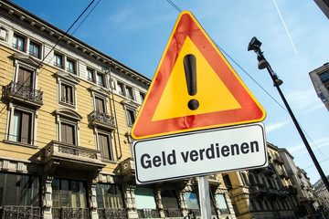 Sticker - Schild 220 - Geld verdienen