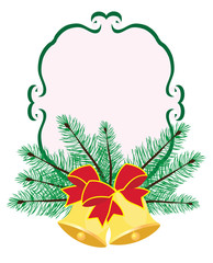 Sticker - Vector Christmas Frame