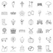 © ylivdesign - Seed icons set, outline style