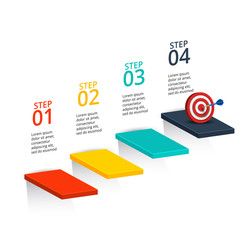 Aufkleber - Abstract infographics number options template.