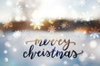 © redcollegiya - merry christmas lettering