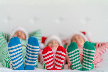 Poster - Happy family in Christmas eve