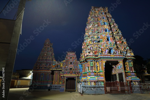 Plakat Hinduska świątynia Trincomalee w Sri Lanka