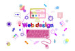 © mast3r - Web Design Concept Creative Process Software Development Programming Banner Vector Illustration