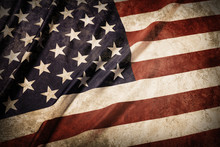United States Of Grunge America Flag