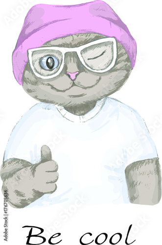 wyluzowany-hipster-w-kociej-postaci