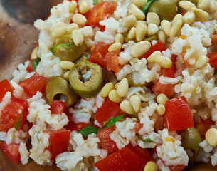 Sticker - Mediterranean Wild Rice with Pine Nut Cheese