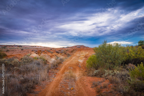 Australian Outback Landscape Dirt Road Track In Coober Pedy South Australia Buy This Stock Photo And Explore Similar Images At Adobe Stock Adobe Stock