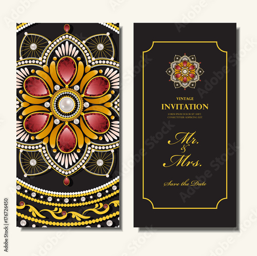 Wedding Invitation Card Elegant Red Diamond And Gold Floral Round Pattern Background Indian Design Vector Buy This Stock Vector And Explore Similar Vectors At Adobe Stock Adobe Stock,Drawing Perfume Bottle Design Concept