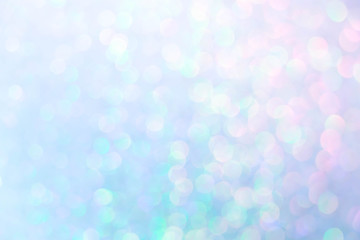 Wall Mural -  Abstract Christmas twinkled bright background with bokeh defocused lights . Lights Festive background concept.