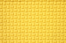 Yellow Wall Texture With Small Squares