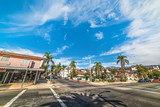 Fototapeta Krajobraz - Crossroad in Santa Barbara