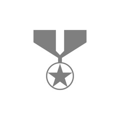 Canvas Print - military medal icon