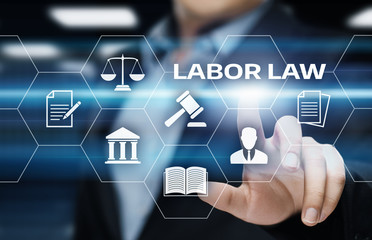 Wall Mural - labor law lawyer legal business internet technology concept