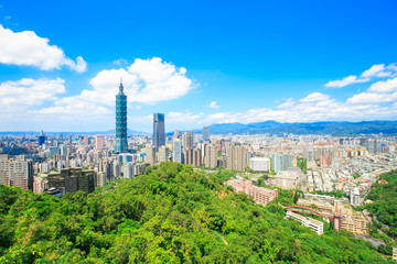 Wall Mural - taipei city panorama