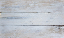 Shabby Chic Background - Wooden Boards, Scuffed Paint & Design Space.