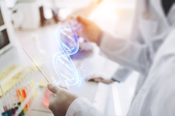 Wall Mural - Laboratory scientists working