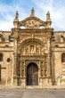 Facade of Priory church in El Puerto de Santa Maria town, Spain