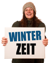 Sticker - Winterzeit